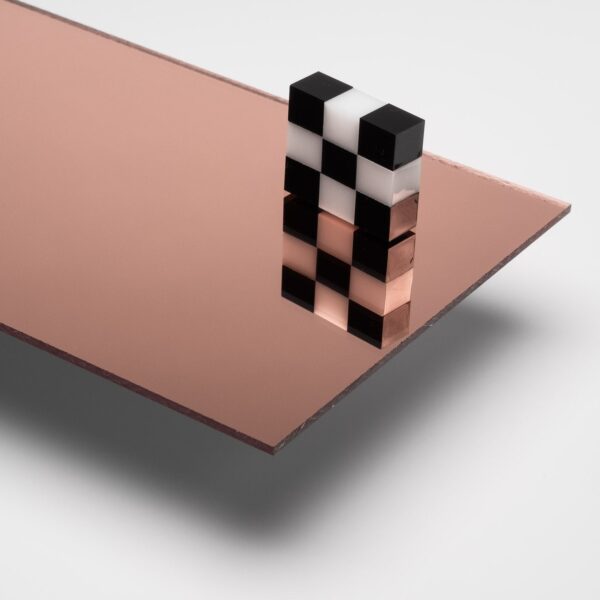 Rose Gold Mirror Acrylic Sheet