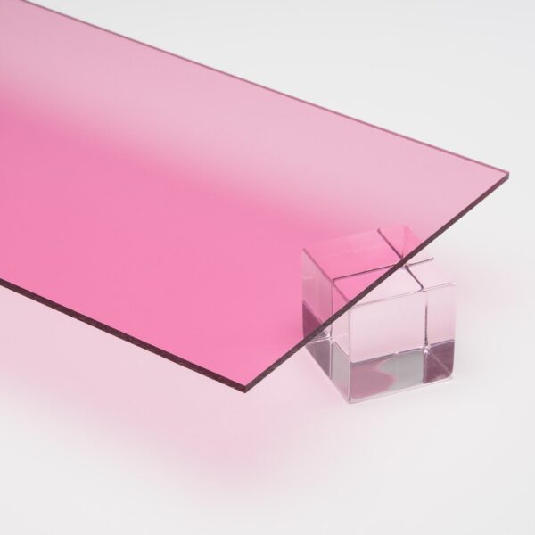 Pink Transparent Acrylic Sheet