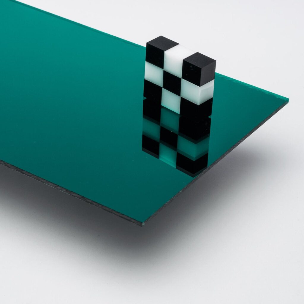 Teal Mirror Acrylic Sheet