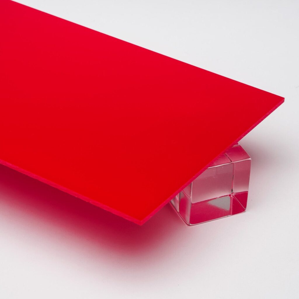 Red Opaque Acrylic Sheet