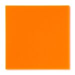 Orange Fluorescent Acrylic Sheet