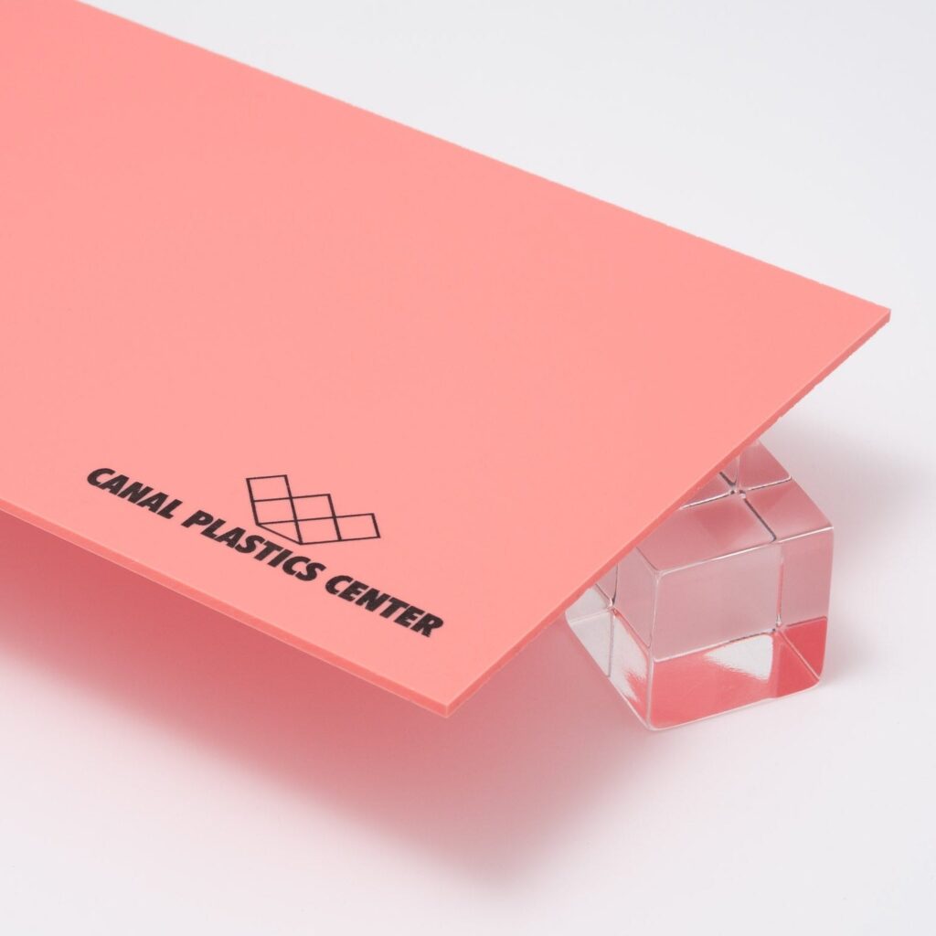 Coral Pink Pastel Acrylic Sheet