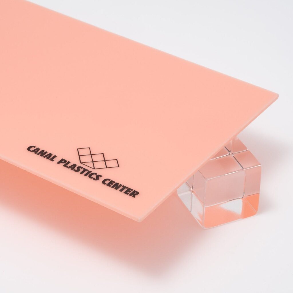 Peach Pink Pastel Acrylic Sheet
