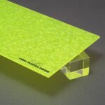 Green Neon Glitter Acrylic Sheet