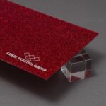 Brooklyn Red Glitter Acrylic Sheet