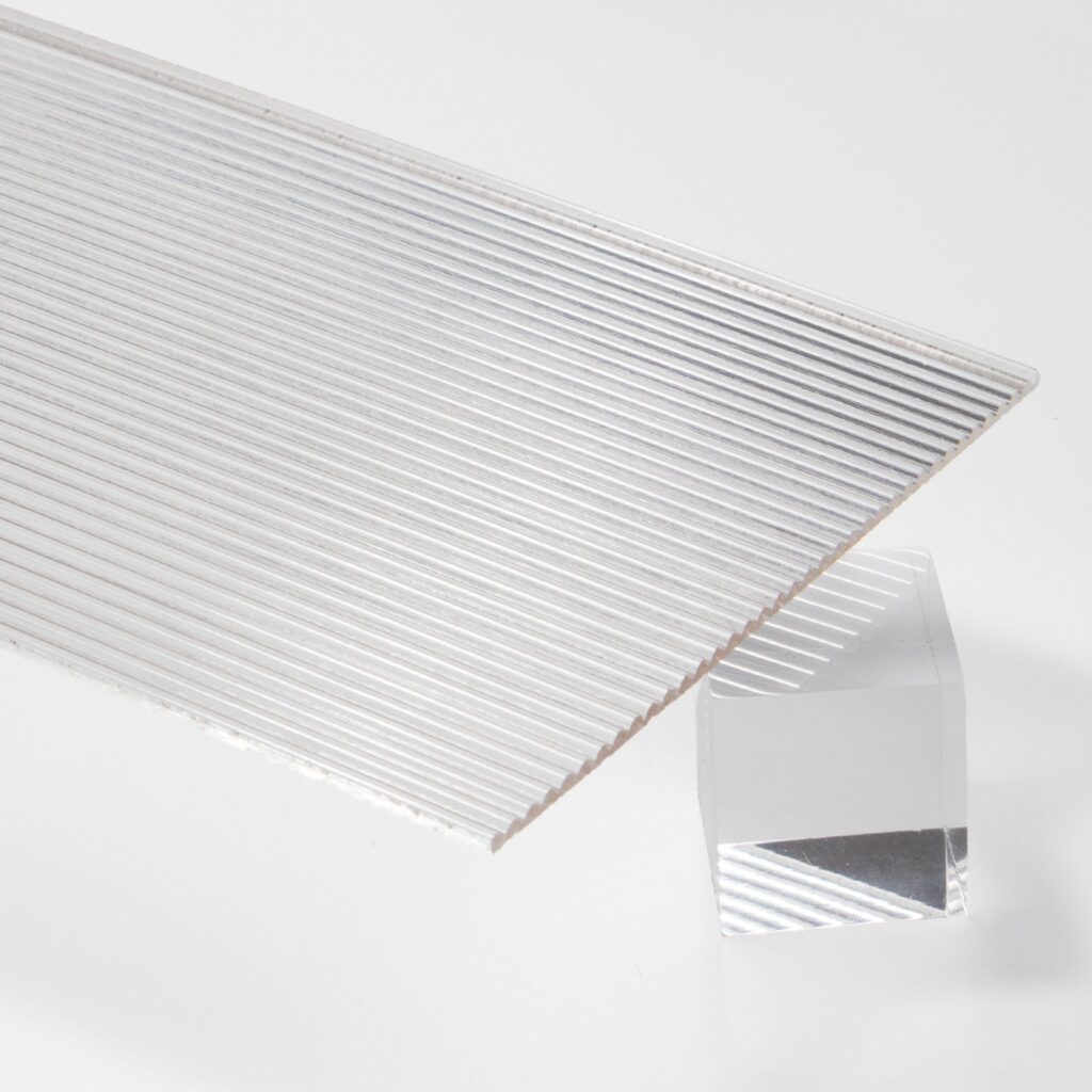 Clear Fluted Acrylic Sheet