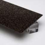 SoHo Black Gold Glitter Acrylic Sheet