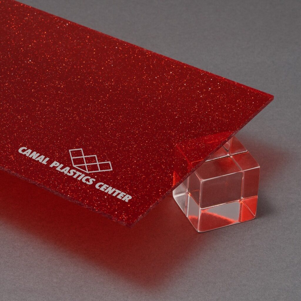 Harlem Red Shimmer Acrylic Sheet