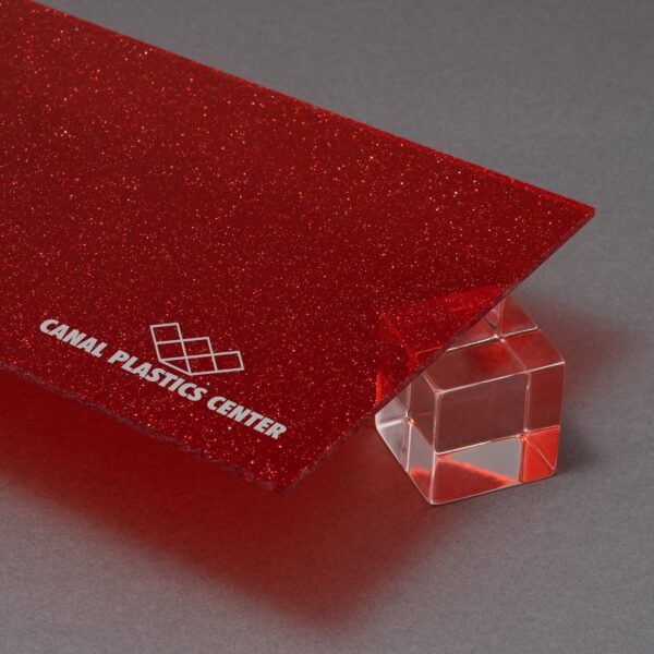 Harlem Red Shimmer Acrylic Sheet