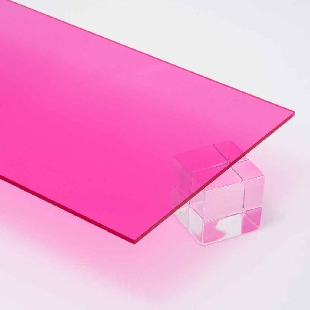 Magenta Transparent Acrylic Sheet