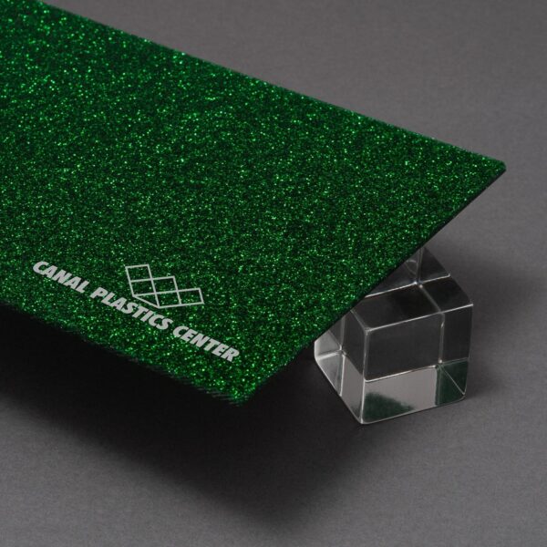 Lex Green Glitter Acrylic Sheet