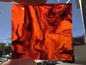 Fire Tortoise Shell Acrylic Sheet