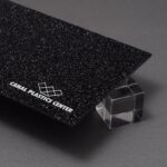 Phantom Black Glitter Acrylic Sheet
