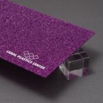 Queens Purple Glitter Acrylic Sheet